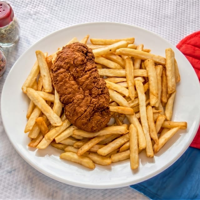Chicken Tenders & Fries.