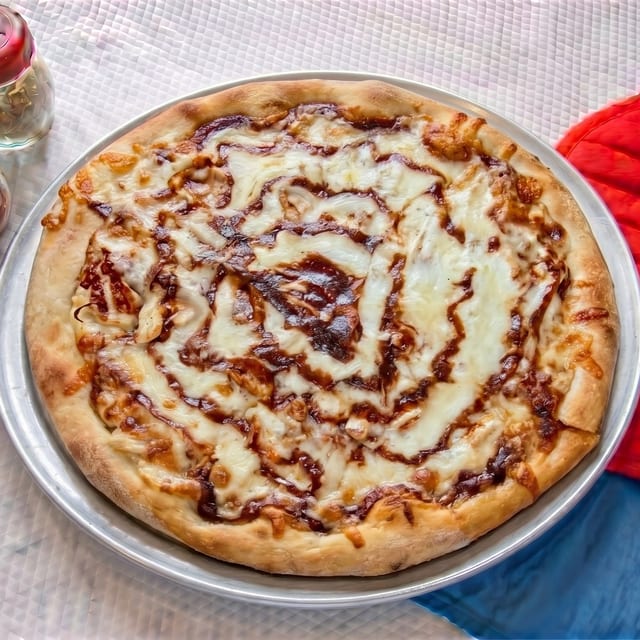 BBQ Chicken Pizza.